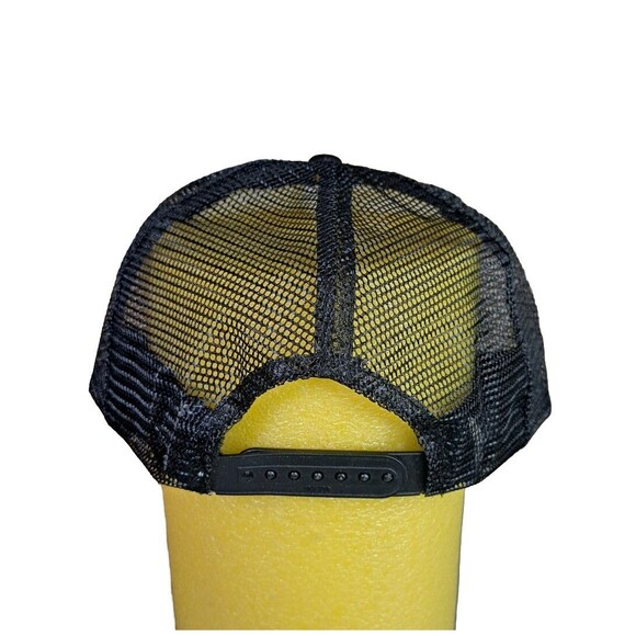 NASA OTTO Collection Trucker Hat Mesh Foam Black Snapback Adjustable Retro - Picture 3 of 5